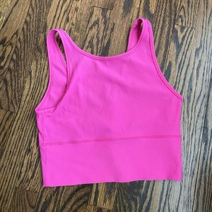 Lululemon sonic pink power pivot tank